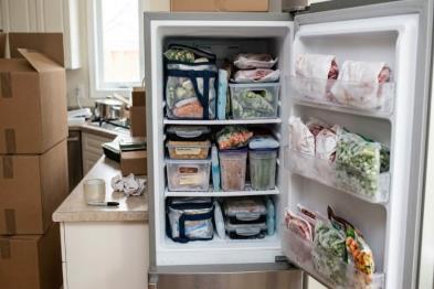 Taşınırken Derin Dondurucudaki Yiyecekler